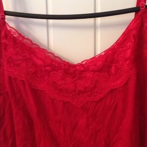 Maurices Tops - Red Crinkle Cami Maurices Tops - Red Crinkle Cami
